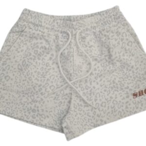 Short panna/grigio con logo marrone (8 anni  - 16 anni)