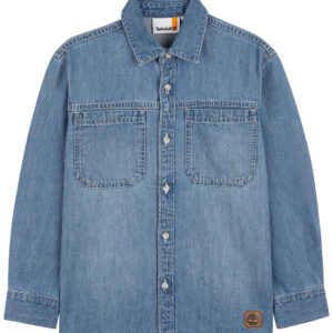 Camicia denim a maniche lunghe (4 anni - 16 anni)100% cotone
