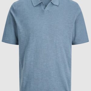 Polo in maglia carta da zucchero  100% cotone