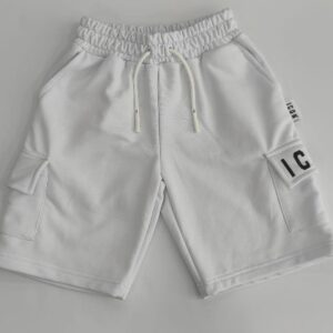 Bermuda bianco tasconato (6 anni - 16 anni) 88% cotone 12% poliestere