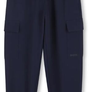 Pantaloni blu Boss con tasconi (4 anni - 16 anni) 92% poliammide 8% ealstan