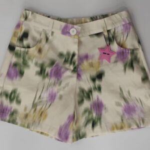 Short panna con disegni floreali (10 anni - 16 anni)100% cotone