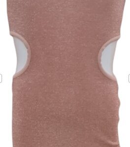 Vestito corto in lurex (4 anni - 16 anni) 60% nylon 35% pl.metallizzato 5% elastan