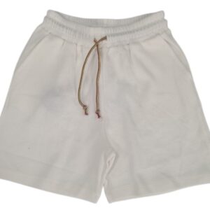 Bermuda jogging panna a nido d'ape (8 anni  - 16 anni)