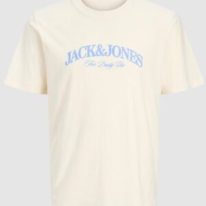 T-Shirt gialla con stampa frontale 100% cotone