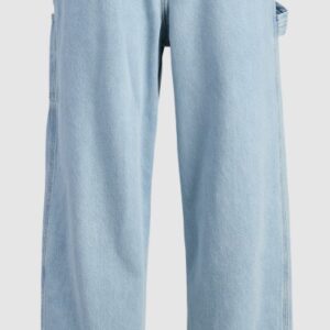 Jeans baggy chiaro 100% cotone