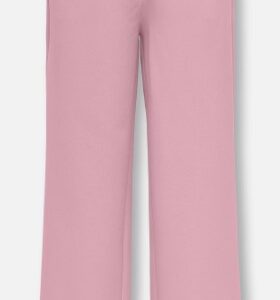 Pantalone in tessuto morbido rosa 87% poliestere 13% elastan