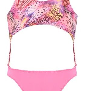 Costume intero cut oblò frontale (4 anni - 16 anni) 82% poliestere 18% elastan