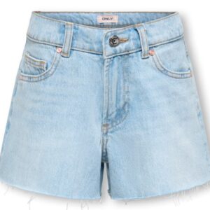 Shorts di jeans chiaro 100% cotone