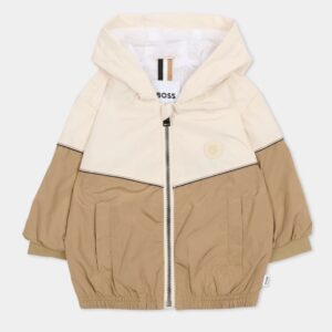 Giacca a vento beige per neonato (6 mesi - 3 anni) 100% poliestere